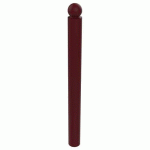 POTELET BOOPI TÊTE BOULE MÉTAL HTR 1 M Ø 102 MM - ROUGE 3004 - BUTON DESIGN