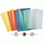 PROTÈGE-CAHIER TRANSPARENT, A4, EN PP, SET DE 10 - LOT DE 4