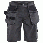 SHORT ARTISAN ÉTÉ GRIS FONCÉ/NOIR TAILLE 56 - BLAKLADER