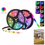 SWANEW - 10M ENSEMBLE DE BANDE LED BANDE RGB 5050 SMD BANDE LED 30LEDS LED NON ÉTANCHE AVEC TÉLÉCOMMANDE 44 BOUTONS - RGB