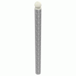 POTELET BOOPI PMR TÊTE BOULE MÉTAL HT 1.20M Ø102MM - GALVA - BUTON DESIGN