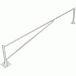 BARRIÈRE PIVOTANTE À CHEVILLER SERRURE PROFILÉE-4500MM - SCHAKE