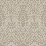 BRICOFLOR PAPIER PEINT BAROQUE TAPISSERIE BAROQUE PAPIER PEINT INTISSÉ BEIGE / CRÈME MARRON - 10,05 X 0,53 M