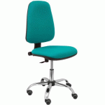 CHAISE SOCOVOS BASE CHROMÉ - TURQUOISE - PIQUERAS Y CRESPO