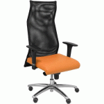 FAUTEUIL DE DIRECTION SAHUCO SIMILICUIR - ORANGE - PIQUERAS Y CRESPO