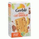 LOT DE 18 - BISCUITS CHOCOLAT AU LAIT GERBLÉ X 4 - BOÎTE DE 46 G