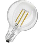 AMPOULE LED À ÉCONOMIE D'ÉNERGIE, GLOBE À FILAMENT, E27, BLANC CHAUD (3000K), 4 WATTS, REMPLACE UNE AMPOULE DE 60W, TRÈS EFFICACE ET ÉCONOME EN