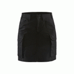 PANTALON DE TRAVAIL ARTISAN VISIBILITÉ STRETCH NOIR ET ROUGE FLUO C48 - BLAKLADER