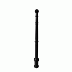 POTEAU À MÉMOIRE DE FORME - 930 MM - NOIR - VISO - VISO