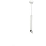 SUSPENSION MODERNE GU10 BLANCHE DIFFUSEUR BLANC H30CM