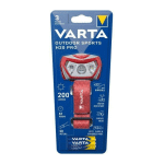 FRONTALE VARTA OUTDOOR SPORTS H20 PRO-200LM-DIMMABLE-IPX4-LED ROUGE-3 MODES LUMINEUX-LUMIERE BLANCHE ET ROUGE-3 PILES AAA INCLUS
