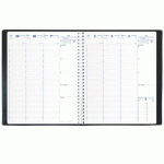 AGENDA QUO VADIS EURÉQUART S CLASSIQUE SEMAINIER - ANNÉE 2027 - 24 X 30 CM NOIR
