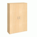 ARMOIRE HAUTE PORTES BATTANTES EXCELLENS / ARKO H 182 X L 120 CM HÊTRE