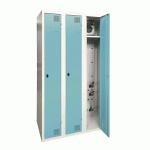 ARMOIRE SÉCHANTE IP 3 COLONNES À MORAILLON VERT CLAIR - MANUTAN COLLECTIVITÉS