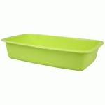 BARQUETTE PLASTIQUE GN 1/4 VERTE H 55 MM X 340 FIRPLAST