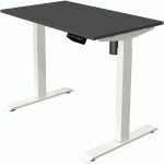 BUREAU RÉGLABLE MOVE 1 - BLANC - 100X60 CM - ANTHRACITE - KERKMANN