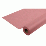 LOT DE 5 - NAPPE EN ROULEAU SPUNBOND, INDÉCHIRABLE ET ÉPONGEABLE -6X1,20M - VIEUX ROSE