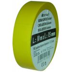 ROULEAU ADHESIF 15MM X 10M JAUNE