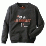 SWEAT À MESSAGE HOMME CSWEAT TAILLE: L ANTHRACITE - PARADE