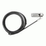 TARGUS ASP66GLX-S CÂBLE ANTIVOL NOIR 165 M