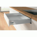 TIROIR EN KIT INNOTECH ATIRA ARGENT - HAUTEUR 70 MM - LONGUEUR 420 MM HETTICH