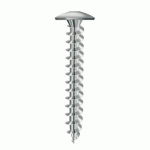 VIS PENTURE TORX - ACIER BLANC - FILETAGE TOTAL - 6X50 MM - 200 PIÈCES VISWOOD