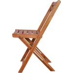 VIDAXL - CHAISES DE BISTRO D'EXTÉRIEUR 2 PCS BOIS D'ACACIA SOLIDE