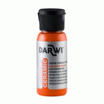 LOT DE 4 - DARWI FLACON DE 50 ML DE PEINTURE SUR CÉRAMIQUE À FROID - ORANGE