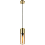 GLOBO - PENDULE SUSPENSION LUMINAIRE DORMIR CHAMBRE D'AMIS VERRE LAITON PLAFONNIER 21000HM