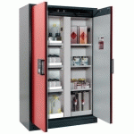 ARMOIRE SÉCURITÉ Q-CLASSIC-90 Q90.195.120.MV GRIS/ROUGE