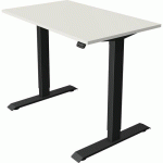 BUREAU RÈGLABLE MOVE1FONCTION MÉMOIREANTRL100XP60CMBLANC - KERKMANN