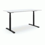 BUREAU RÉGLABLE STEELFORCE PRO 870 SLS 180CM - NOIR GRIS - ACTIFORCE