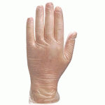 GANTS DE MANUTENTION TRANSPARENT JETTABLE EN VINYLE LOT DE 100 - VENITEX