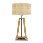 HERZBLUT BI BOB LAMPE À POSER, CHÊNE CENDRÉ HUILÉ/SABLE