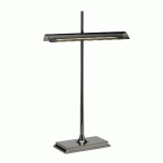 FLOS GOLDMAN - LAMPE À POSER AVEC USB, GRIS FUMÉE