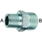 MAMELON FONTE MALE/MALE REDUIT 1'1/2 X 1'