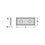 CMT - 790.495.12 PLAQUETTES HWM 49.2X12X1.5