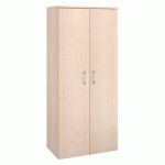 ARMOIRE HAUTE BOIS H 182 X L 80 CM ECLA DÉCOR CHÊNE CLAIR