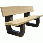 BANC PARC LIVRÉ MONTÉ ASSISE RENFORCÉE SABLE - MANUTAN EXPERT