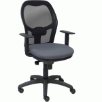 CHAISE JORQUERA ACCOUDOIRS RÉGLABLES NOIR/GRIS FONCÉ - PIQUERAS Y CRESPO