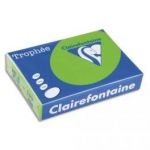 CLAIREFONTAINE RAMETTE DE 250 FEUILLES PAPIER COULEUR TROPHEE 160 GRAMMES FORMAT A4 CANARI 2636