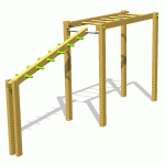 ECHELLE À SE SUSPENDRE JAMBES DE SCELLEMENT - MANUTAN COLLECTIVITÉS