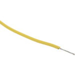 FILS DE CONNEXION RS PRO UL3266, 11 0,2 MM² 24 AWG, 300 V, XLPE JAUNE, 100M ( PRIX POUR BOBINE DE 100 MÈTRES )