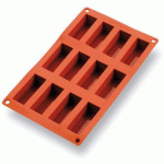 GASTROFLEX PLAQUE GN 1/3 325X176 DE 12 MINI-CAKES 7.5X3 CM