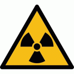PANNEAU DANGER- MATIÈRES RADIOACTIVES/RADIATIONS - W003 -ISO 7010 PVC 2 MM 315 MM