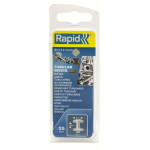 RAPID - RIVET DE FIXATION TEXTILE-CUIR TUBULAIRE 3X9X13MM 25 PCS 5000416