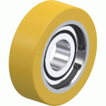 BLICKLE - GALET GUIDE Ø 80MM BANDAGE POLYURÉTHANE PU 230KG - FSTH 80X25/25-15K