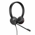 CASQUE MICRO FILAIRE JABRA EVOLVE 30 II TEAMS STÉRÉO USB-C/A - 2 ÉCOUTEURS