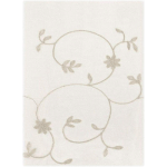 EMMEVI MV S.P.A. - RIDEAU DE FENÊTRE COUPLE 2 PCS PORTE INTÉRIEURE TISSU SEMI-TRANSPARENT FLEURS GRIS TOURTERELLE - 60X150 CM