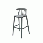 TABOURET EMPILABLE WINDSON VERT POLYPROPYLÈNE